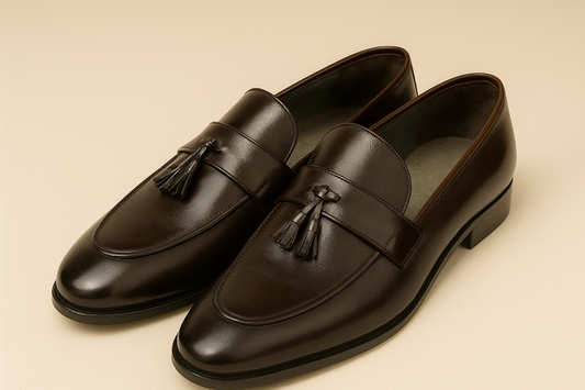 Classic Brown Tassel Loafers