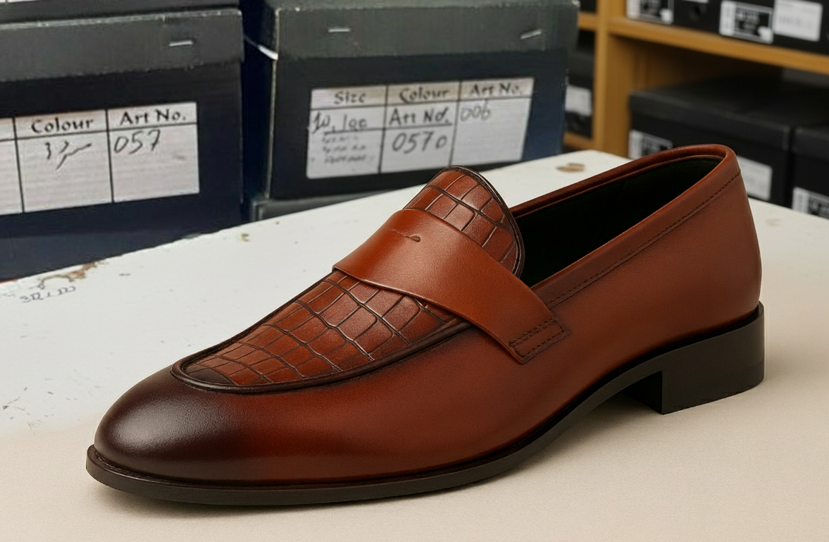 Men’s shaded Leather Loafers