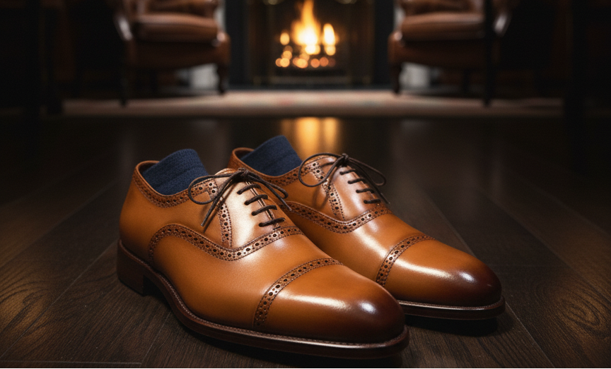 Crimson Viceroy Leather Loafers