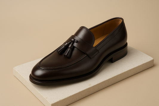 Classic Brown Tassel Loafers