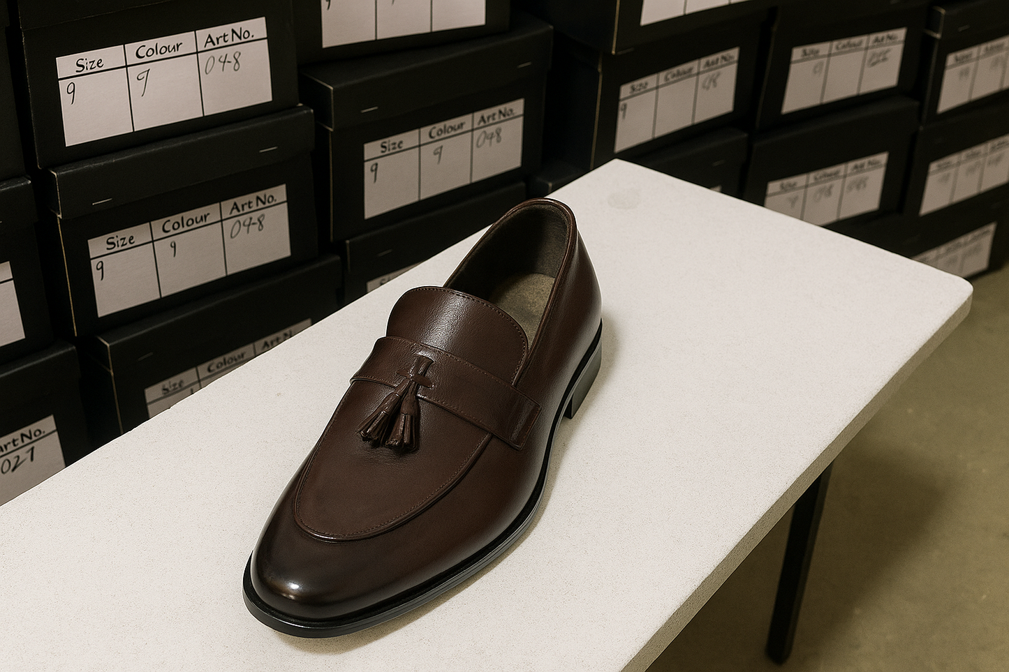 Classic Brown Tassel Loafers