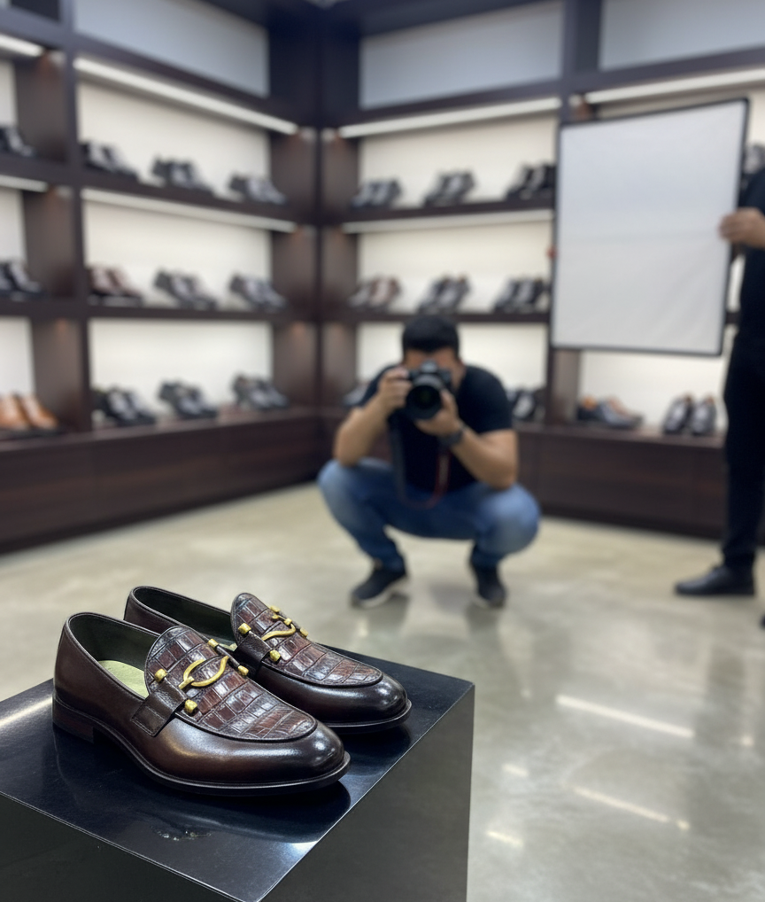 Horsebit Cognac Leather Loafers