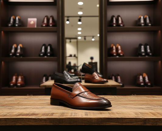 Men’s shaded Leather Loafers