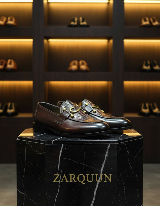 Horsebit Cognac Leather Loafers